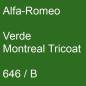 Preview: Alfa-Romeo, Verde Montreal Tricoat, 646 / B.